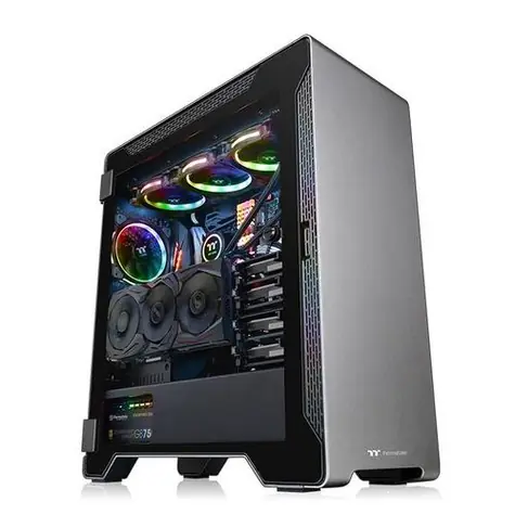 THERMALTAKE case A500 ALUMINIUM TG černá / MidiTower / USB 2.0 | USB 3.0 / bez zdroje / ATX / průhledná bočnice