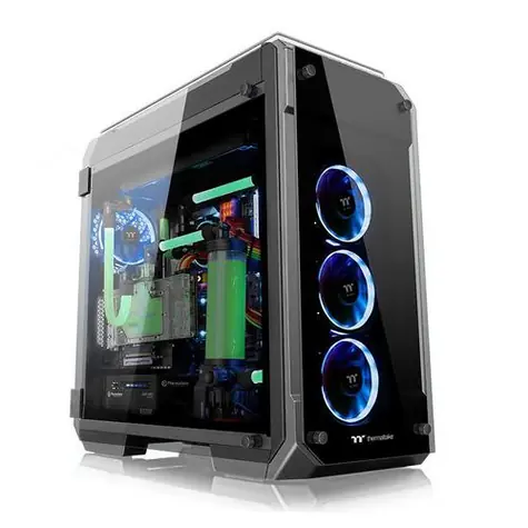 THERMALTAKE case View 71 TG černá / Tower / USB 2.0 | USB 3.0 / bez zdroje / E-ATX / průhledná bočnice
