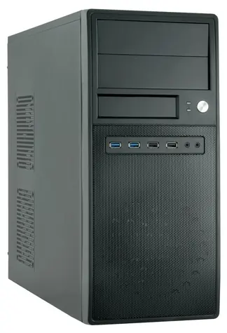 CHIEFTEC CG-04B-OP černá / Middle tower / ATX / 2x USB 3.0 / 2x USB 2.0 / Bez zdroje