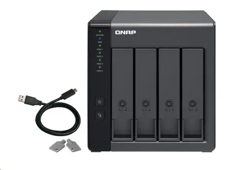 QNAP TR-004 / Rozšiřující jednotka pro NAS / 4x SATA / 1x USB 3.0 typu C