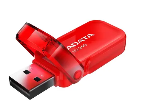 ADATA UV240 32GB červená / Flash Disk / USB 2.0 / vhodné pro potisk