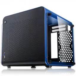 RAIJINTEK Metis EVO TG modrá / Mini-ITX / s průhlednou bočnicí / USB 3.0 / USB 3.1 (Typ C) / ATX|SFX / bez zdroje