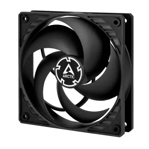 ARCTIC P12 PWM PST černá / 120 mm / 200 - 1800 RPM / 95.65 m3h / 4-pin konektor + 4-pin socket