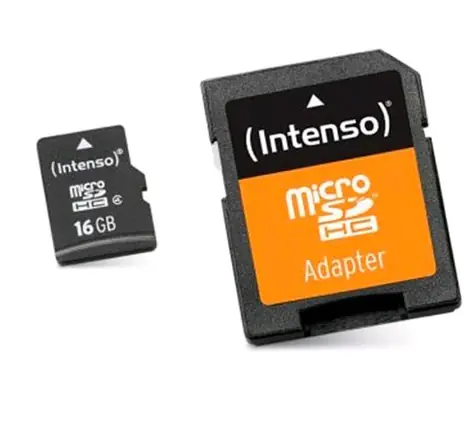 INTENSO micro SDHC karta 16GB Class 10 + SD adaptér