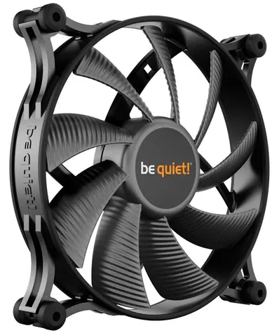 be quiet! Shadow Wings 2 140mm PWM černá / 140mm / Rifle Bearing / 14.9dB @ 900RPM / 49.8CFM / 4-pin PWM