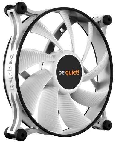 be quiet! Shadow Wings 2 140mm bílá / 140mm / Rifle Bearing / 14.7dB @ 900RPM / 49.8CFM / 3-pin