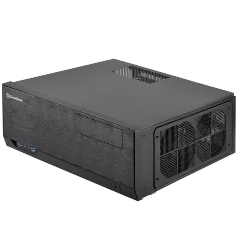 SilverStone SST-GD09B černá / PC skříň / ATX / bez zdroje / USB 3.0