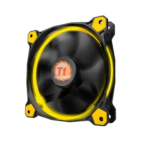 THERMALTAKE Riing 14 LED žlutá / ventilátor / 140 x 140 x 25 mm / 1400 RPM / 28.1 dB
