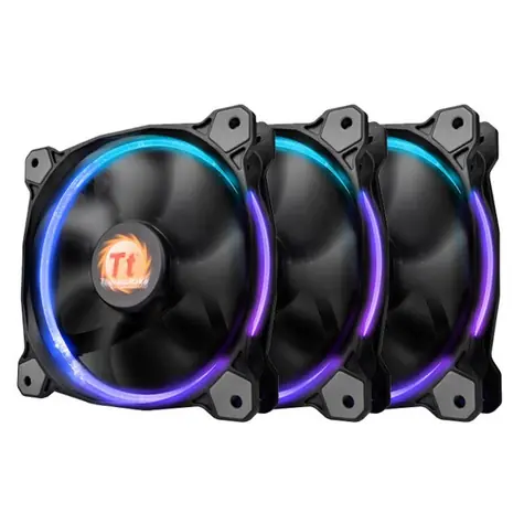 THERMALTAKE Riing 14 LED RGB (3ks) / ventilátor / 140 x 140 x 25 mm / 1400 RPM / 28.1 dB