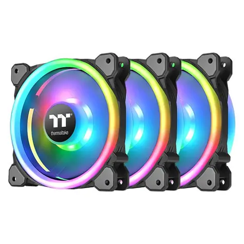 THERMALTAKE Riing Trio 12 LED RGB TT Premium Edition (3ks) / ventilátor / 120 x 120 x 25 mm / 1500 RPM / 25.2 dB