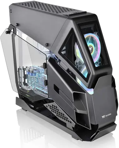 THERMALTAKE AH T600 černá / E-ATX / 2xUSB3.0 + 1xUSB2.0 + 1xUSB-C  / bez zdroje / průhledná bočnice