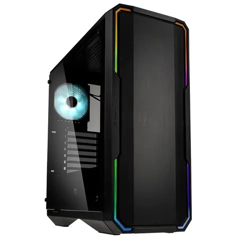 BitFenix Enso Mesh RGB černá / E-ATX / 2xUSB 3.0 / 2x120mm / bez zdroje / průhledná bočnice