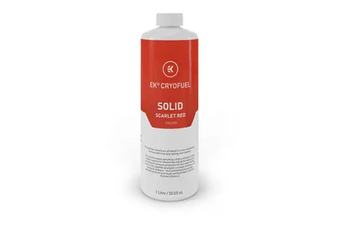 EKWB EK-CryoFuel Solid Scarlet Red (Premix 1000ml) / chladicí kapalina