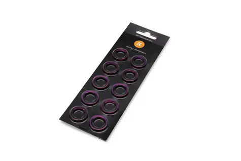 EKWB EK-Torque STC-12/16mm Color Rings Pack - Purple 10 ks / G1|4