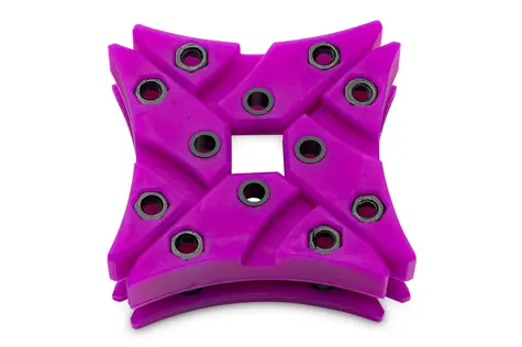EKWB EK-Vardar X3M Damper Pack - Purple 4 ks / anti-vibračni držák ventilátoru / pro EK-Vardar X3M