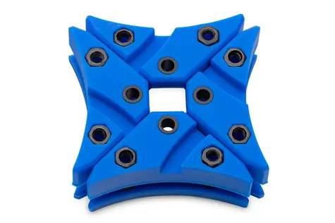 EKWB EK-Vardar X3M Damper Pack - Blue 4 ks / anti-vibračni držák ventilátoru / pro EK-Vardar X3M
