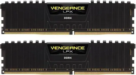 Corsair Vengeance LPX Black 16GB (2x8GB) 3200MHz / DDR4 / PC4-25600 / CL16-20-20-38 / 1.35V / XMP2.0 / s chladičem
