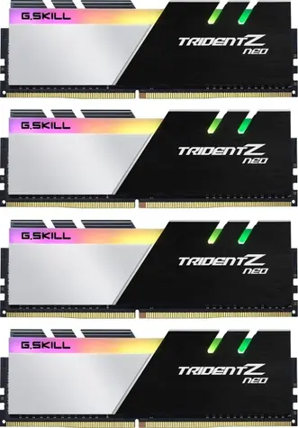 G.Skill Trident Z Neo 32GB (4x8GB) 3600MHz černá / DDR4 / 16-19-19-39 / 1.35V / XMP 2.0 / LED podsvícení 