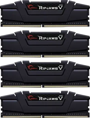 G.Skill Ripjaws V Black 32GB (4x8GB) 4000MHz / DDR4 / CL18-22-22-42 / 1.35V / XMP 2.0