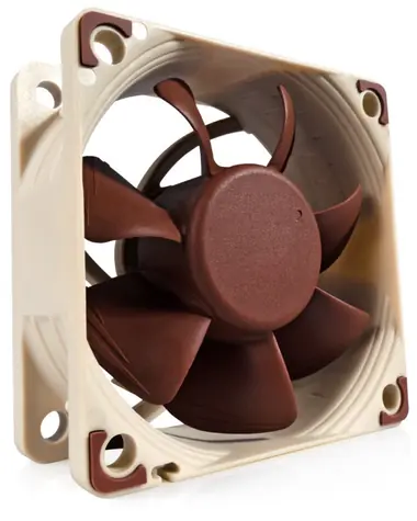 Noctua NF-A6x25-PWM 5V / 60 mm / SSO2 Bearing / 19.3 dB @ 3000 RPM / 29.2 m3h / 3-pin