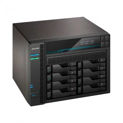 Asustor Lockerstor 8-AS6508T / 8x HDD / Atom C3538 2.1GHz / 8GB RAM / 2x USB 3.2 Gen. 1 / 2x 2.5GLAN & 2x 10GLAN