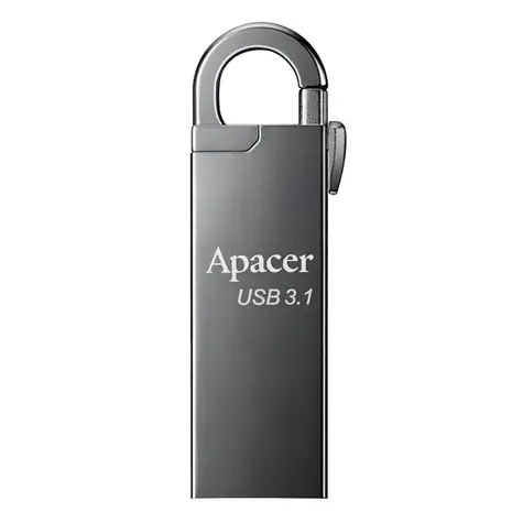 Apacer AH15A 16GB stříbrná / USB flash disk / USB 3.0 (3.1 Gen 1) / s karabinkou