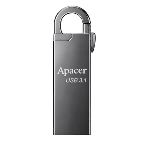 Apacer AH15A 32GB stříbrná / USB flash disk / USB 3.0 (3.1 Gen 1) / s karabinkou