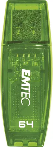 EMTEC C410 Color Mix 2.0 64GB zelená / Flash Disk / 64GB / USB 2.0
