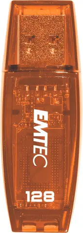 EMTEC C410 Color Mix 2.0 128GB oranžová / Flash Disk / 128GB / USB 2.0