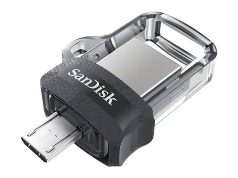 SanDisk Ultra Dual 32 GB / Flash Disk / 32GB / USB 3.0 (A & microUSB) / rychlost až 150MBs