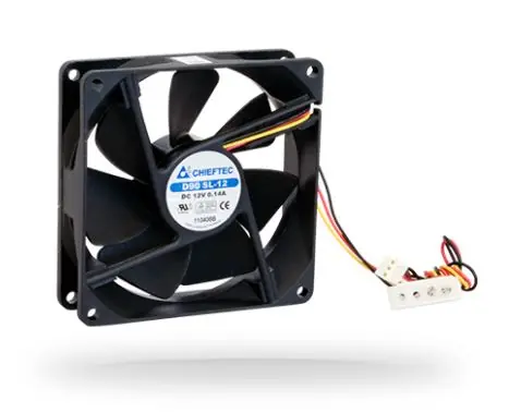 CHIEFTEC AF-0925S / 90 x 90 x 25mm / 1800 RPM / 24 dB / 3 PIN & MOLEX