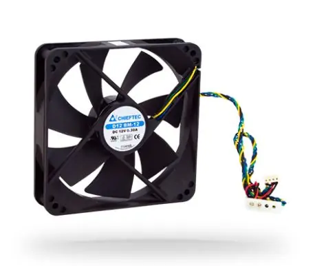 CHIEFTEC AF-1225PWM / 120 x 120 x 25mm / 1650 RPM / 32 dB / 4 PIN PWM & MOLEX