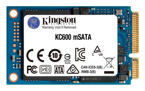 Kingston KC600 1TB (mSATA) / mSATA / SATA III 