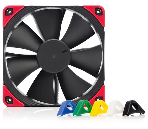 Noctua NF-F12 PWM / 120 mm / SSO2 Bearing / 22.4 dB @ 1500 RPM / 4-pin