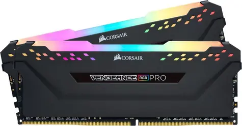 Corsair Vengeance RGB Pro 32GB (2x16GB) 3000MHz / DDR4 / PC4-24000 / CL16-20-20-38 / 1.35V / XMP2.0 / s chladičem / doprodej