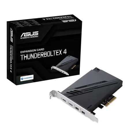 ASUS THUNDERBOLTEX 4 / PCIe 3.0 x4 / 2x Thunderbolt 4 / 2x mini DisplayPort