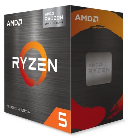 AMD RYZEN 5 5600G @ 3.9GHz / Turbo 4.4GHz / 6C12T / L2 3MB L3 16MB / AM4 / RX Vega 7 / 65W