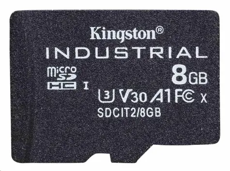 Kingston microSDHC 8GB Industrial / UHS-I V30 / U3 / Class 10