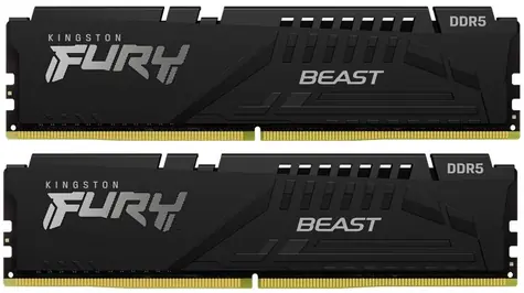 Kingston FURY Beast Black 32GB (2x 16GB) DDR5 5200MHz / CL40 / DIMM 