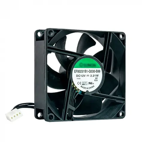 QNAP Ventilátor 80x80x25mm / 12V / 4 pin / pro NAS TS-677 & TS-877 & TS-1277 & TVS-1282 & TVS-1282T & TVS-1282T3