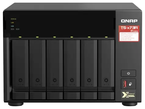 QNAP TS-673A-8G / 6x HDD / Ryzen V1500B 2.2 GHz / 8 GB DDR4 / 3.5