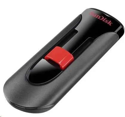 SanDisk Cruzer GLIDE 256 GB černo-červená / Flash Disk / USB 2.0 