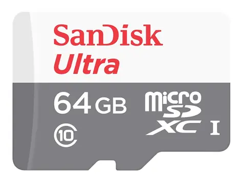 SanDisk Ultra microSDXC 64GB / Class 10 / UHS-I / čtení: až 100MBs