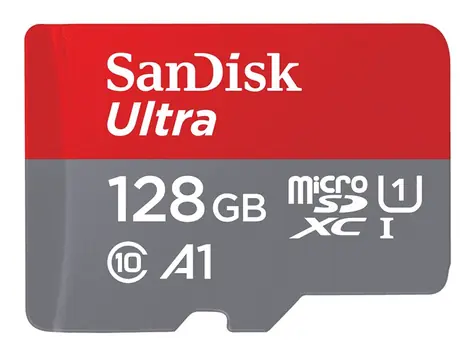SanDisk Ultra microSDXC 128GB / Class 10 / UHS-I / čtení: až 100MBs