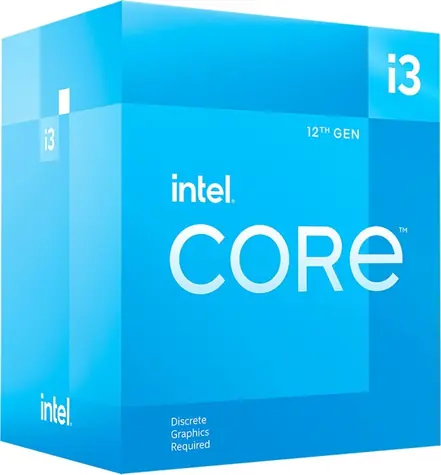 Intel Core i3-12100F @ 3.3GHz / TB 4.3GHz / 4C8T / L2 5MB / Bez VGA / 1700 / Alder Lake / 58W