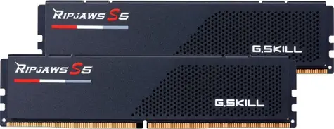 G.Skill Ripjaws S5 Black 32GB (2x16GB) 5600MHz / DDR5 / PC5-44800 / CL36-36-36-89 / 1.2V / XMP 3.0 