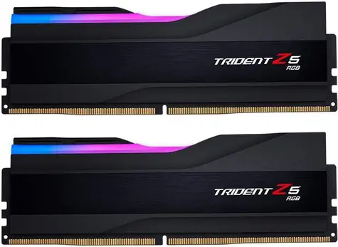 G.Skill Trident Z5 RGB Black 32GB (2x16GB) 5600MHz / DDR5 / PC5-44800 / CL36-36-36-89 / 1.2V / XMP 3.0 
