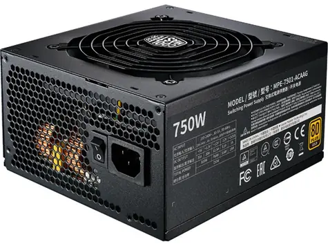 Cooler Master MWE GOLD 750 V2 / 80PLUS GOLD / Plně modulární / 120mm