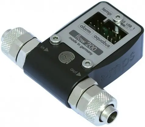 Aqua Computer Flow sensor mps flow 200 / G1/4 / průtok 40-200 l/min / pro aquaero 5-6 XT/PRO/LT nebo USB