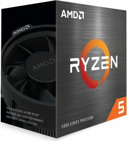 AMD RYZEN 5 5500 @ 3.6GHz / Turbo 4.2GHz / 6C12T / L2 3MB L3 16MB / AM4 / Bez VGA / 65W
